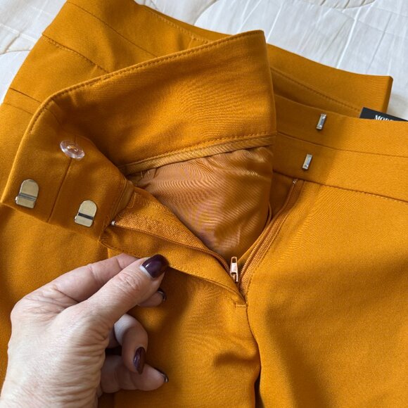 New York & Company Mustard Boot Cut Pants - Picture 6 of 11